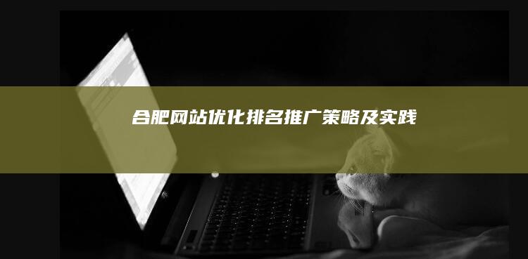 合肥网站优化排名推广策略及实践